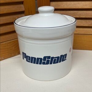 Pfaltzgraff White Ceramic PennState Jar